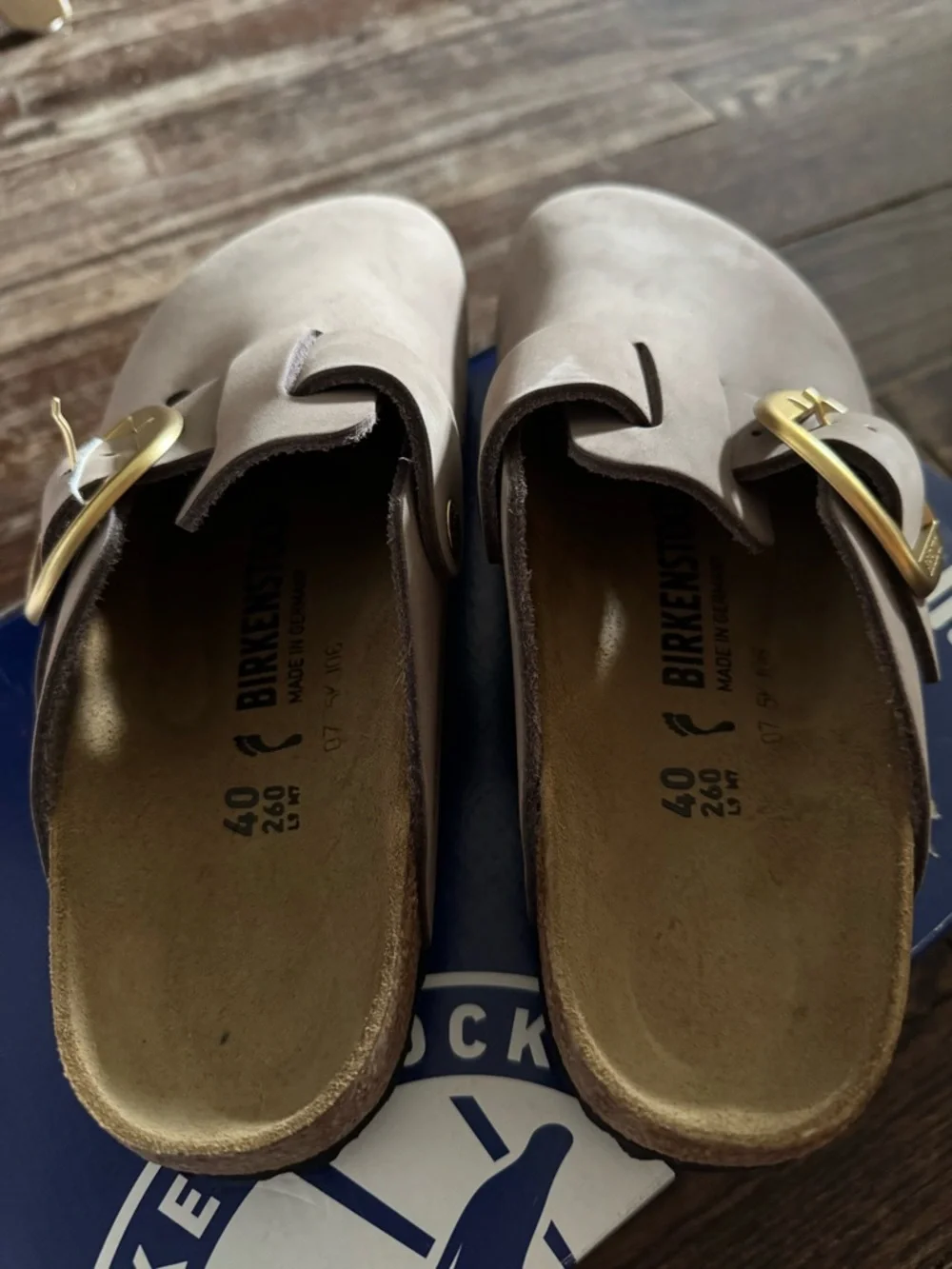 Birkenstock Boston Big Buckle Clogs - Picture 2 of 5